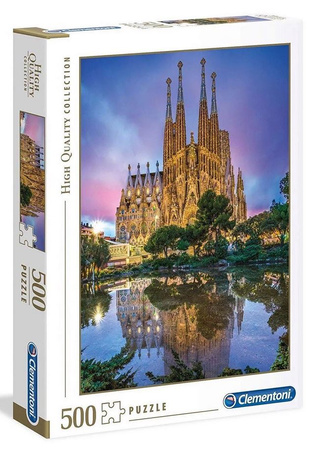 Clementoni puzzle 500 HQ Barcelona Sagrada Familia 35062