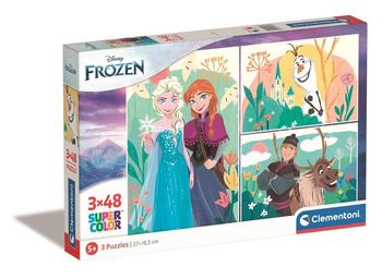 Puzzle 3x48 Disney Frozen 25284