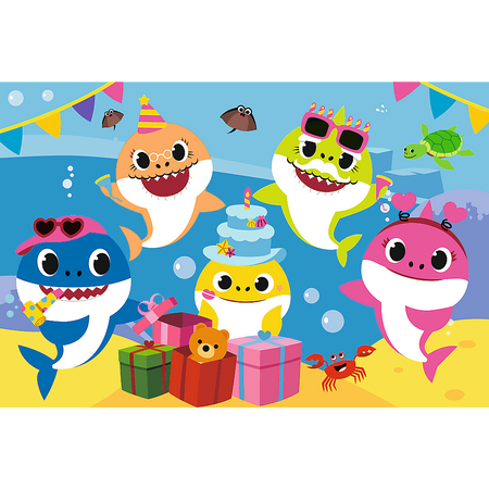 Puzzle MAXI Cheerful Baby Shark 24 14337