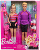 MATTEL Barbie poupée Fashion + Ken sur patins à roulettes HXK90