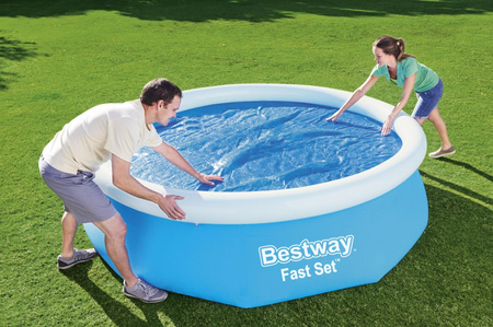 Couverture de piscine solaire Bestway 305 cm B58241 - économisez de l'énergie