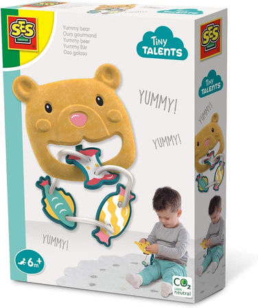 SES Creative Sensory toy Sweet and hungry teddy bear 13117