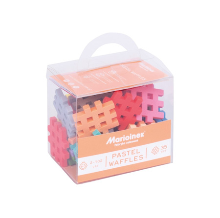 MARIOINEX Mini pastel waffle blocks 35 pieces 03674