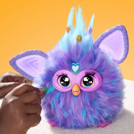 Interactive FURBY mascot purple F6743