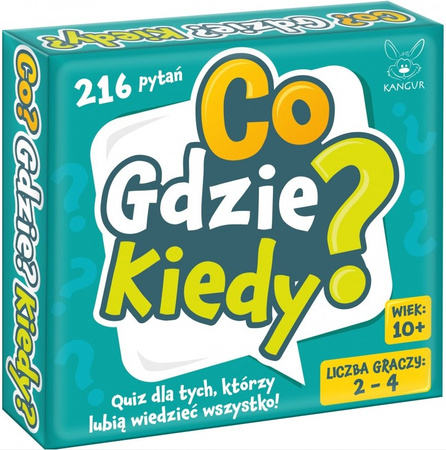 KANGUR PL What? Where? When? educational game 75246