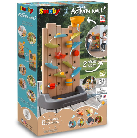 SMOBY 2-sided activity wall for children 840300