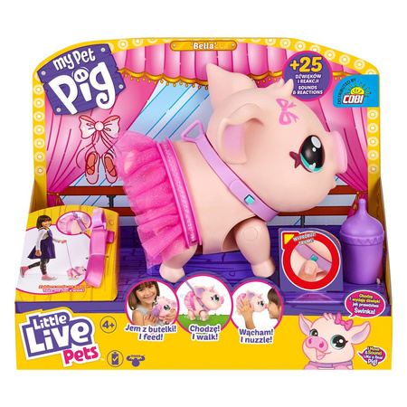 COBI LITTLE LIVE PETS Ballerina Pig Interactive Toy 26384