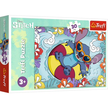 Trefl Puzzle 30 pièces Lilo & Stitch en vacances 18305