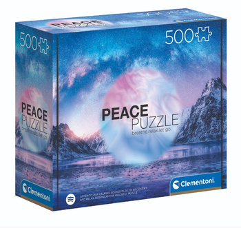 Clementoni puzzle 500 pièces PeaceCollection LightBlue 35116