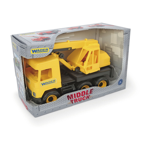 Yellow Middle Truck Crane 32122