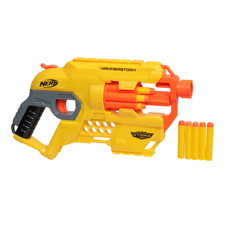 HASBRO NERF Alpha Strike Hammerstorm E6748 85275 - Pistolet à fléchettes