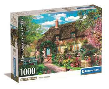 Clementoni puzzle 1000 pièces Compact The Old Cottage 39908