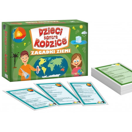 KANGUR PL Children versus parents educational game Earth Riddles 71375