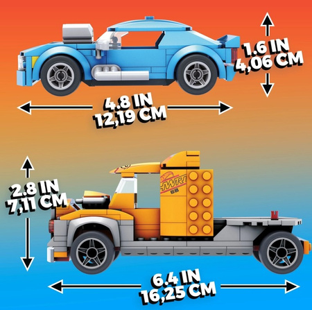 Hot Wheels Mega Construx Twinduction transporteur GYG66