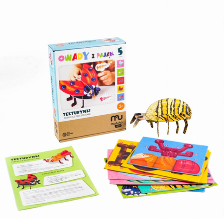 MUDUKO PL Educational GAME Cardboard Boxes Europuzzle Insects and Spider 55236