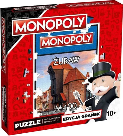 Puzzle 1000 WINNING Monopoly Square Gdańsk 044738