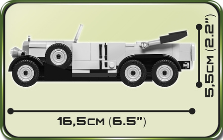 Historical Collection WWII 1939 Mercedes G4 280 bricks 2409