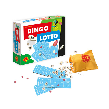 ALEXANDER 2 board games Bingo + Lotto 13818