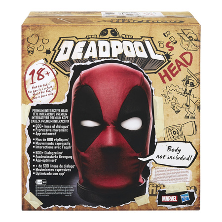 Tête de Deadpool interactive Marvel E6981