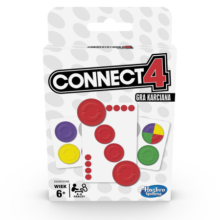 Jeu de cartes CONNECT4 E8388 - Un divertissement stratégique pour toute la famille