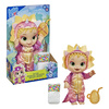 Poupée blonde en costume de dinosaure F0933