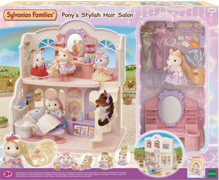 SYLVANIAN Salon de beauté avec figurine de cheveux 05642