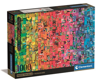 Puzzle Clementoni 1000 Compact Colorboom Collection 39781