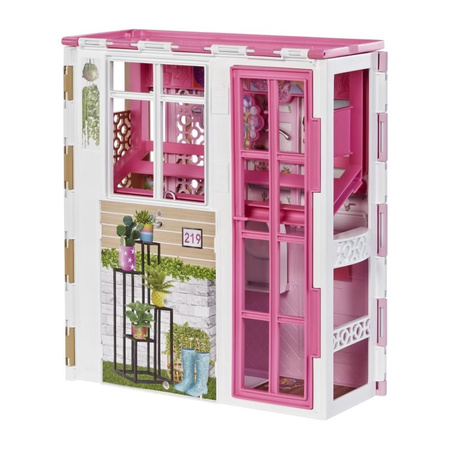 Barbie Compact maison de poupée HCD47 - Coffret de jeu