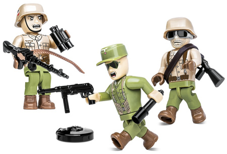 Historical Collection World War II Afrika Korps 30 bricks 3 figures 2050