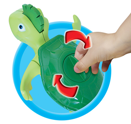 Floating wind-up singing turtle E2712