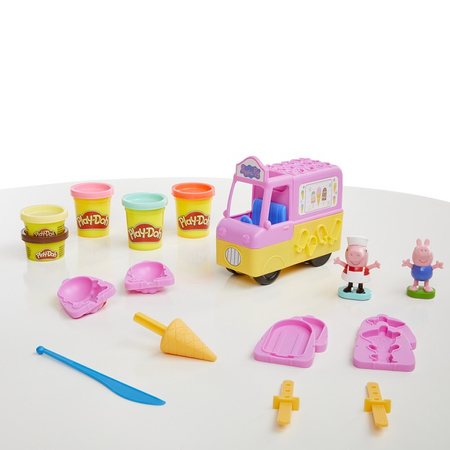 Play-Doh pâte à modeler Peppa Pig voiture avec set de glaces F3597