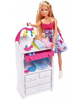 Steffi with the twins set with chest of drawers 573-3333 - Toys for children