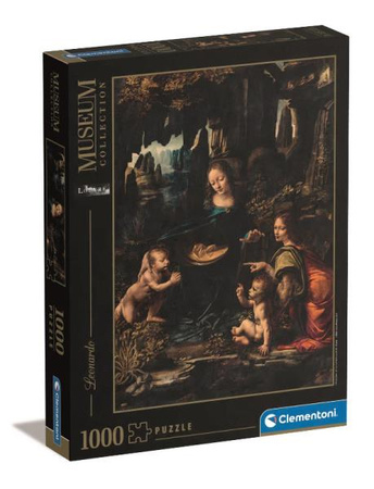 Clementoni Puzzle 1000 Museum Leonardo da Vinci The Virgin of the Rocks 39767