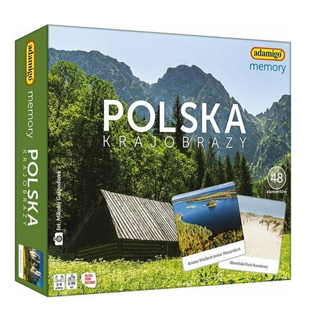 Jeu de mémoire paysages de pologne ADAMIGO 07899