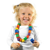 Learning to string wooden beads for children 14808