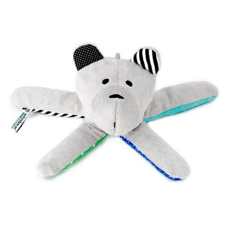 WHISBEAR Ours en peluche sensoriel bourdonnant avec capteur de pleurs Turquoise 95529