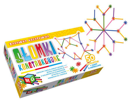 MULTIGRA Pailles de construction pour enfants 50 éléments 05006