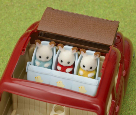 Sylvanian Families Stroller for triplets 05533 - Doll stroller