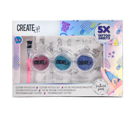 Create It! Glitter Tattoo Kit