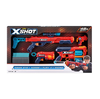 X-SHOT Excel Hawk Eye+Xcess+Fury4+Micro 36585