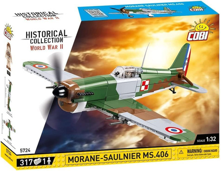 COBI HC Seconde Guerre Mondiale Morane-Saulnier MS.406 317kl 5724