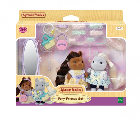 SYLVANIAN Amis poneys cheveux longs + accessoires 05650