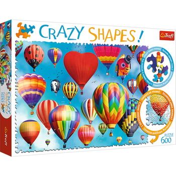 TREFL Puzzle 600 Crazy Shape Colorful Balloons 11112