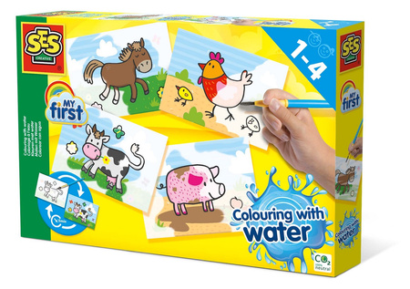 Coloriage avec de l'eau Ferme pour enfants 14455