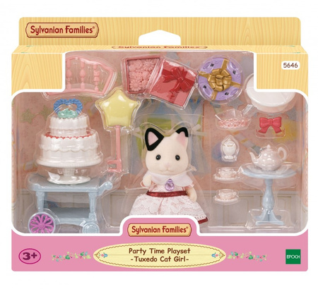 SYLVANIAN set Fête d'anniversaire + figurine 05646