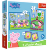 CUBES PUZZLE 2en1 + MEMOS Moments heureux avec Peppa Pig 93331