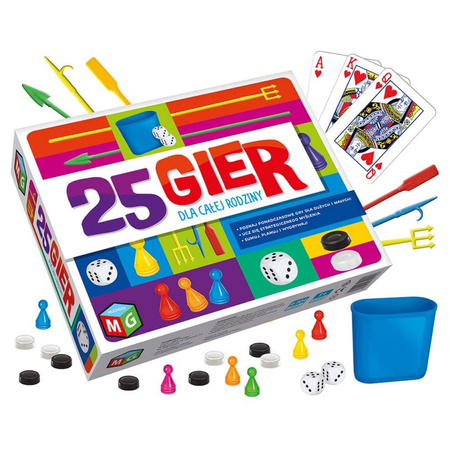 MULTIGRA Lot de 25 jeux 01256