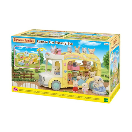 SYLVANIAN colorful children's bus 05744