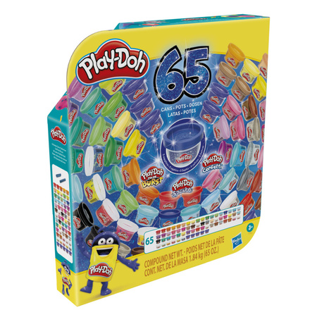 Play-Doh Tubes de pâte à modeler, paquet de 65 F1528