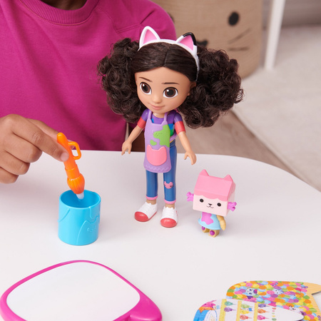 Cat House Gabi doll + art set for children 6064228